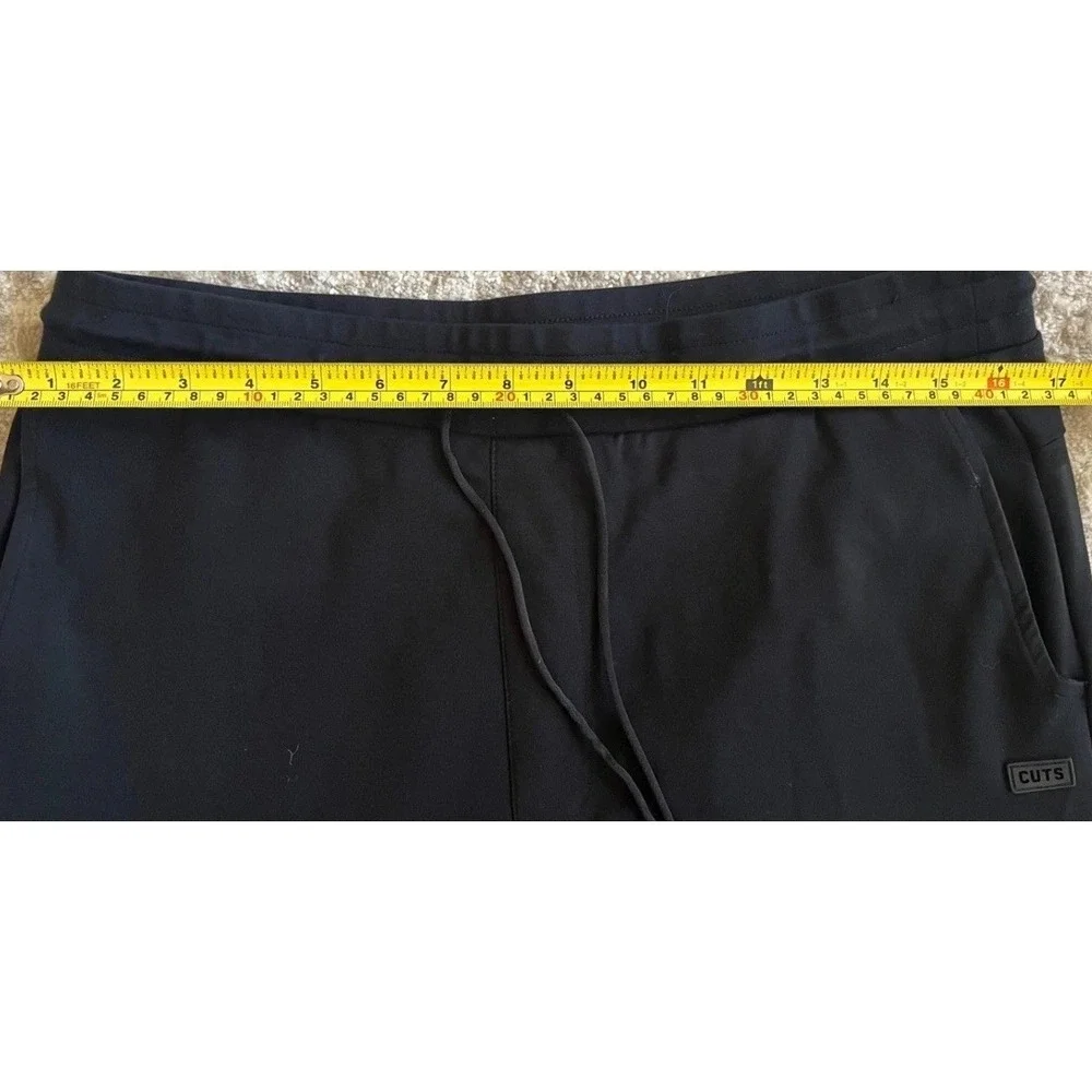 Cuts Clothing Men Black AO Jogger Pants Size Large Drawstring Activewear Casual